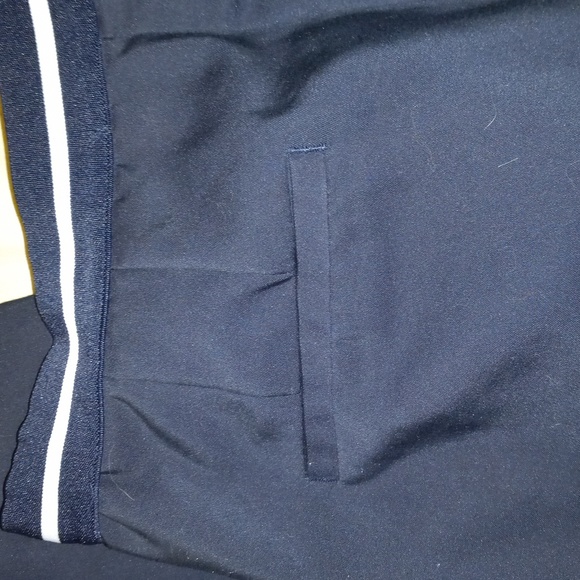 Zara Basic Turkey Women's Trousers Size US Large Navy Blue Pockets Elastic Waist - Picture 8 of 10